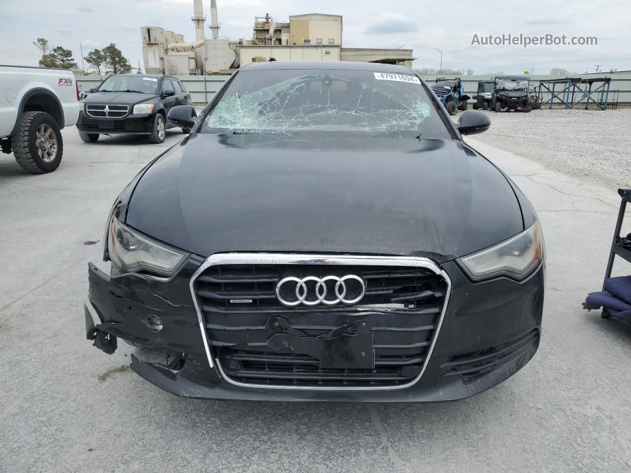 2013 Audi A6 Premium Plus Black vin: WAUGFAFC9DN005787