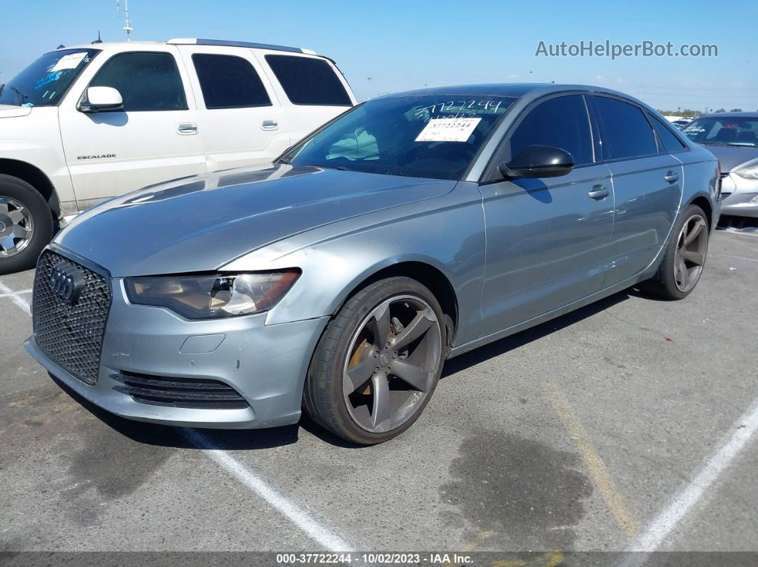 2013 Audi A6 2.0t Premium Plus Gray vin: WAUGFAFC9DN020998