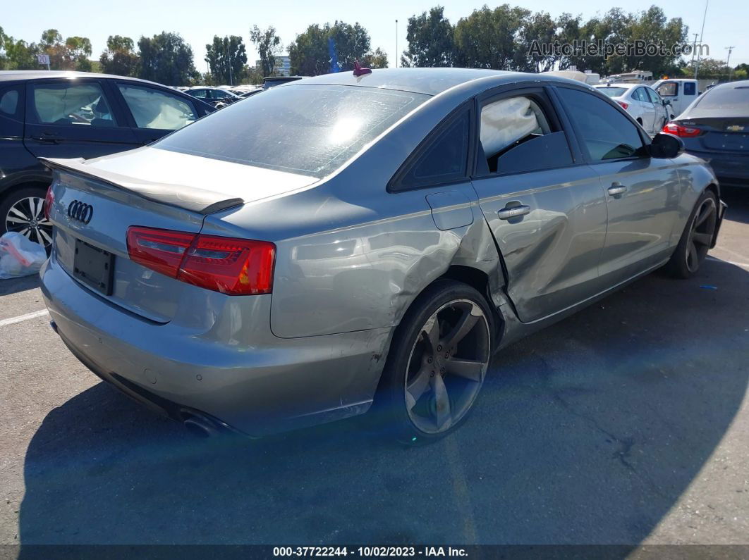 2013 Audi A6 2.0t Premium Plus Gray vin: WAUGFAFC9DN020998