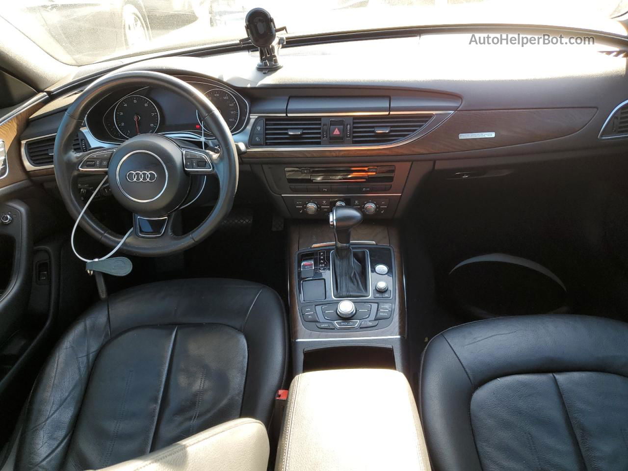 2013 Audi A6 Premium Plus Черный vin: WAUGFAFC9DN034576