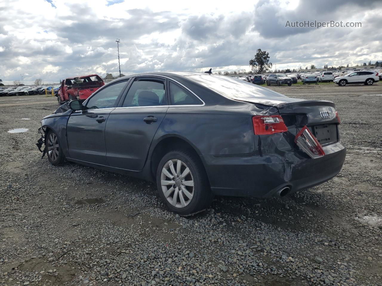 2013 Audi A6 Premium Plus Black vin: WAUGFAFC9DN129946