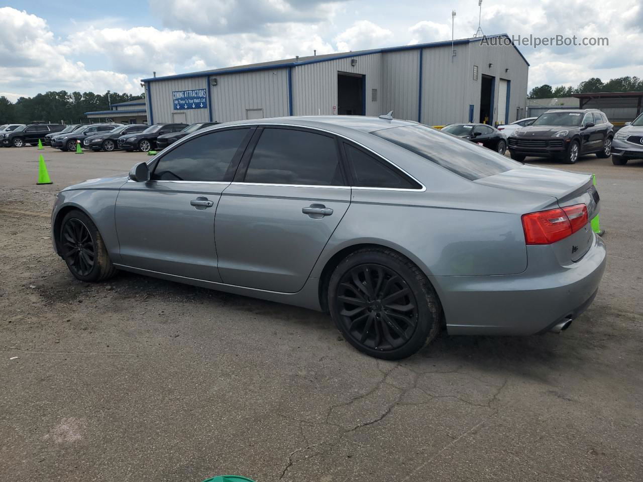 2013 Audi A6 Premium Plus Gray vin: WAUGFAFC9DN155267