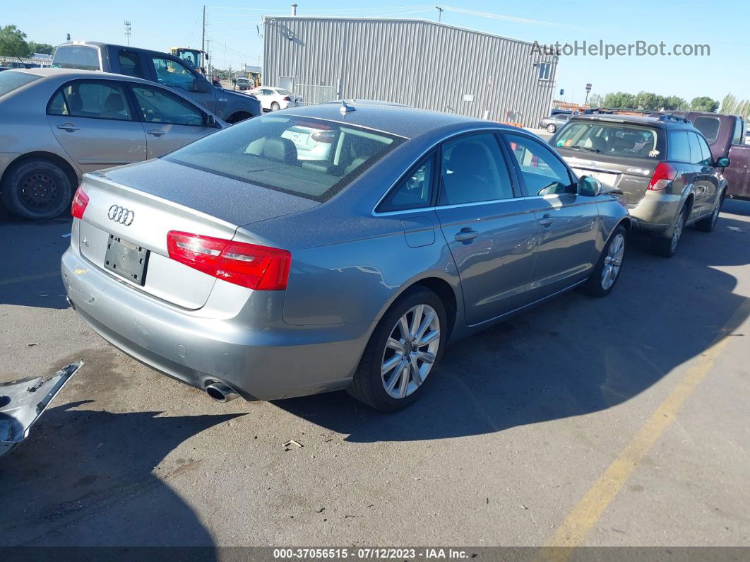 2014 Audi A6 2.0t Premium Plus Silver vin: WAUGFAFC9EN010697