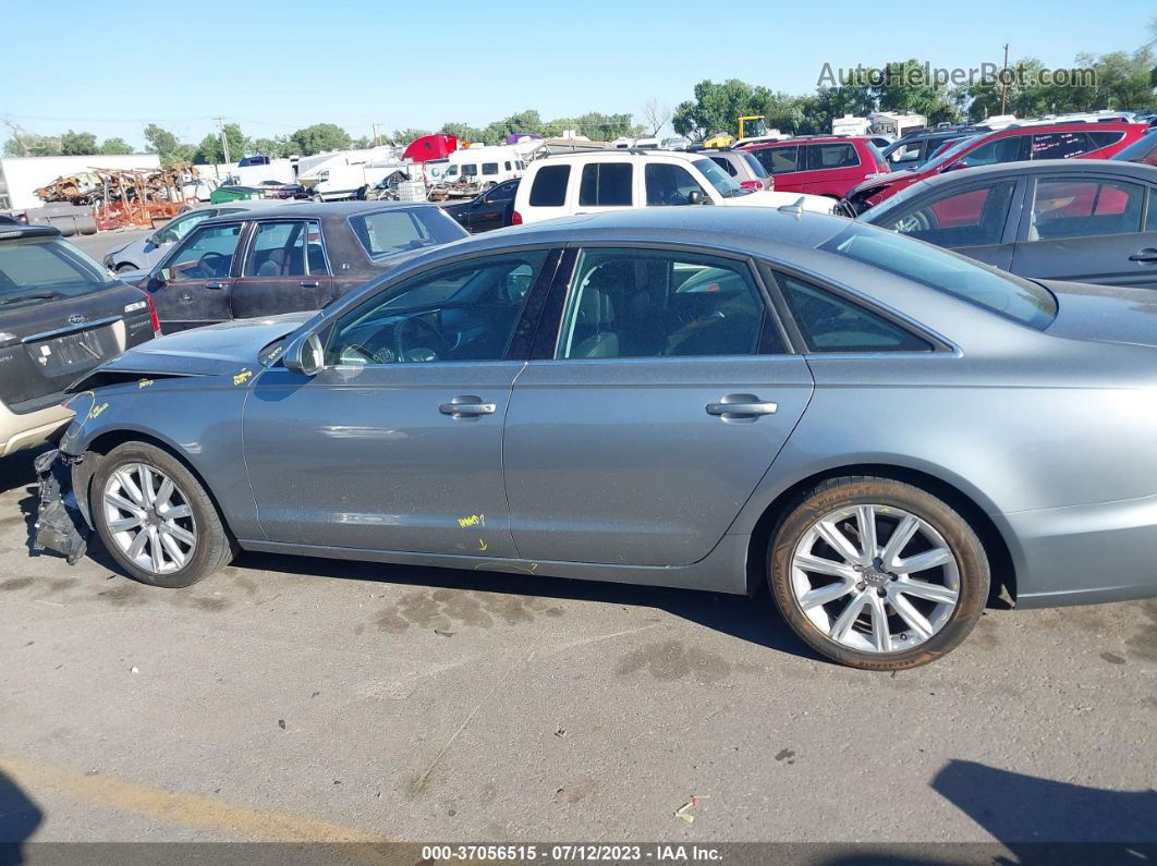 2014 Audi A6 2.0t Premium Plus Silver vin: WAUGFAFC9EN010697