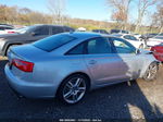 2014 Audi A6 2.0t Premium Silver vin: WAUGFAFC9EN077719