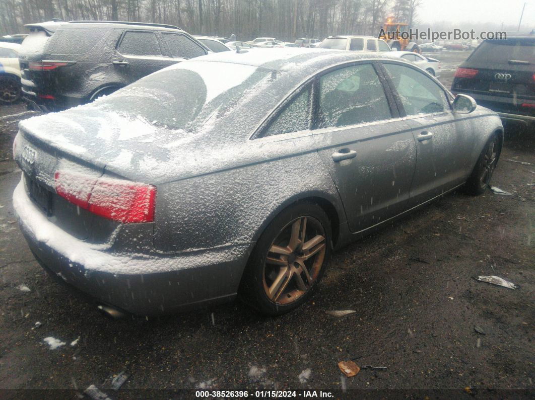 2014 Audi A6 2.0t Premium Gray vin: WAUGFAFC9EN106233