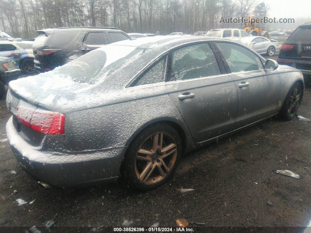 2014 Audi A6 2.0t Premium Серый vin: WAUGFAFC9EN106233