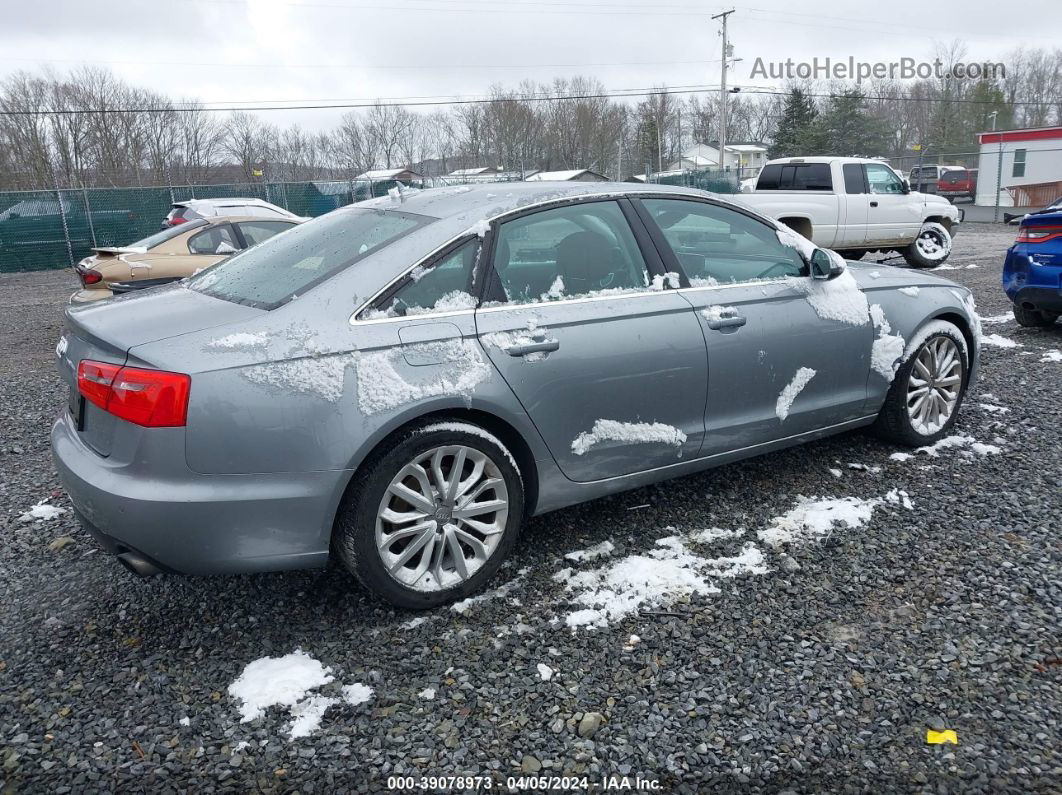 2014 Audi A6 2.0t Premium Gray vin: WAUGFAFC9EN124232