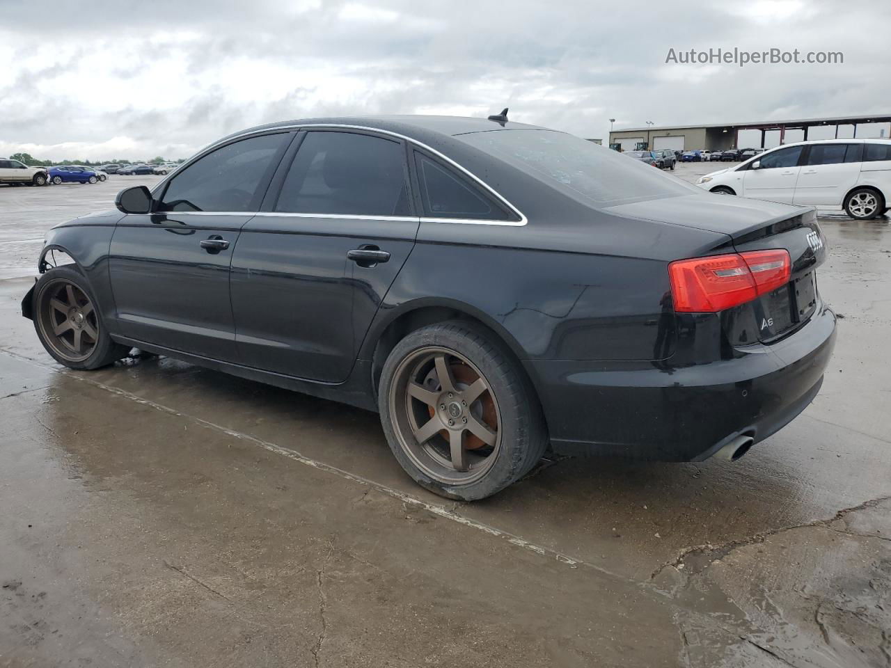 2014 Audi A6 Premium Plus Black vin: WAUGFAFC9EN148692