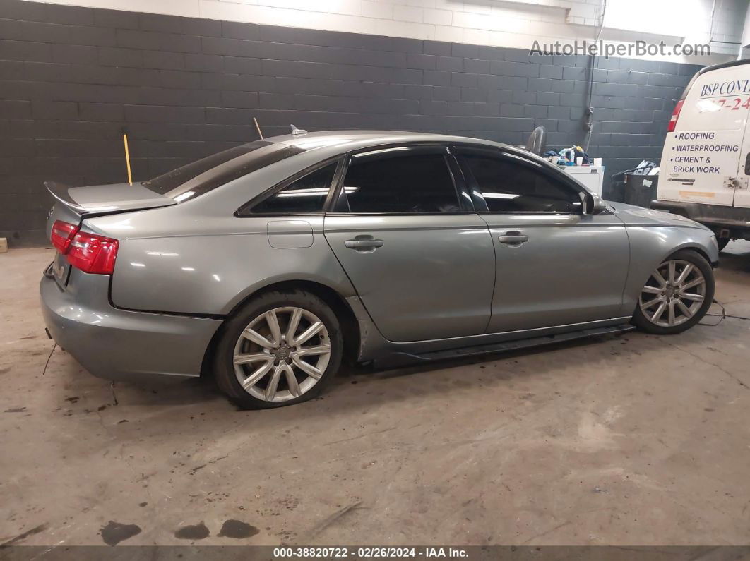 2013 Audi A6 2.0t Premium Серый vin: WAUGFAFCXDN107325