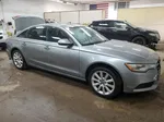 2013 Audi A6 Premium Plus Silver vin: WAUGFAFCXDN111861