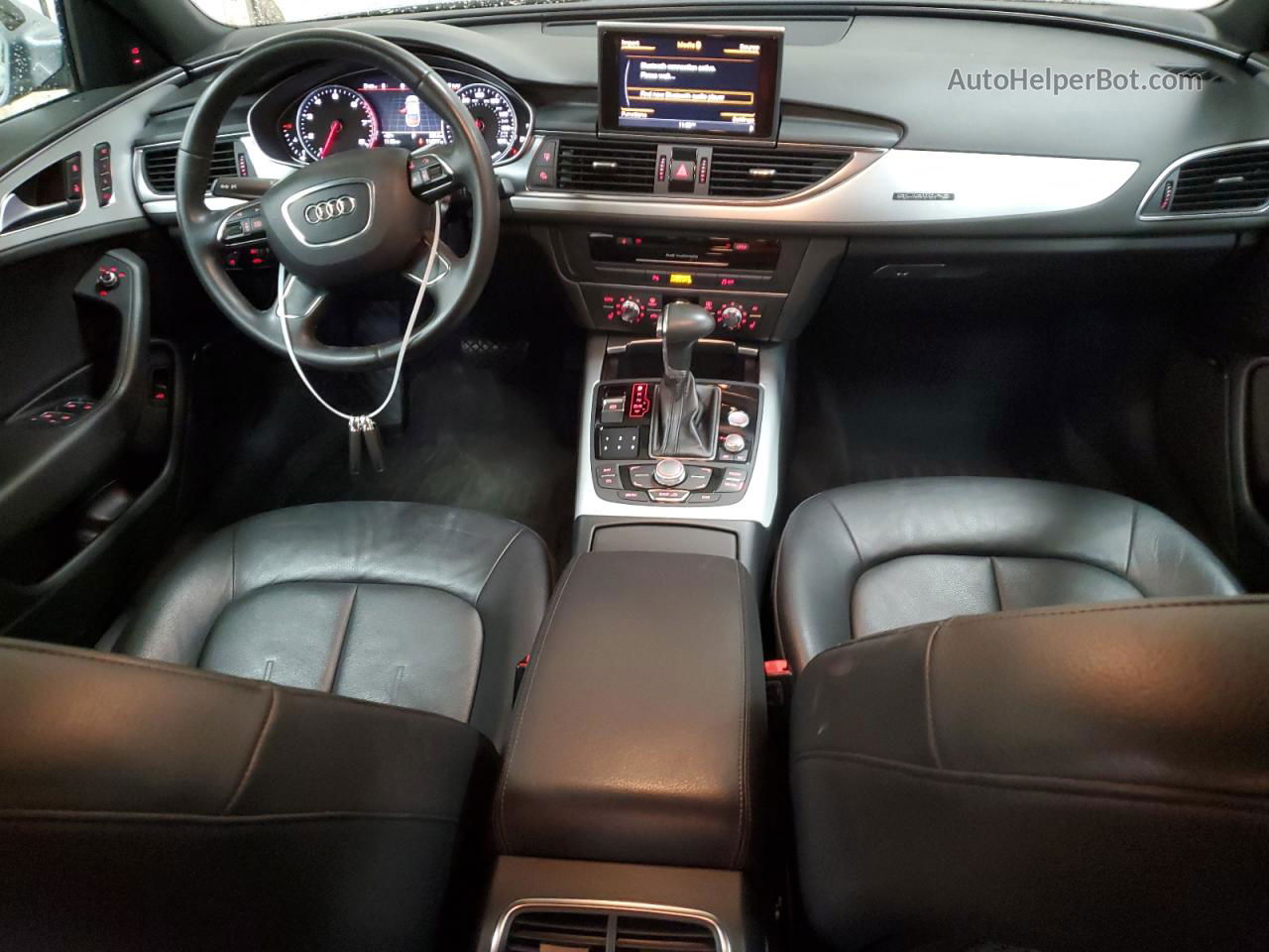 2013 Audi A6 Premium Plus Silver vin: WAUGFAFCXDN111861