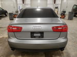 2013 Audi A6 Premium Plus Silver vin: WAUGFAFCXDN127333