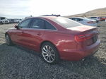 2014 Audi A6 Premium Plus Burgundy vin: WAUGFAFCXEN053767