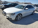 2014 Audi A6 Premium Plus White vin: WAUGFAFCXEN080953