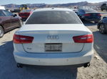 2014 Audi A6 Premium Plus White vin: WAUGFAFCXEN080953