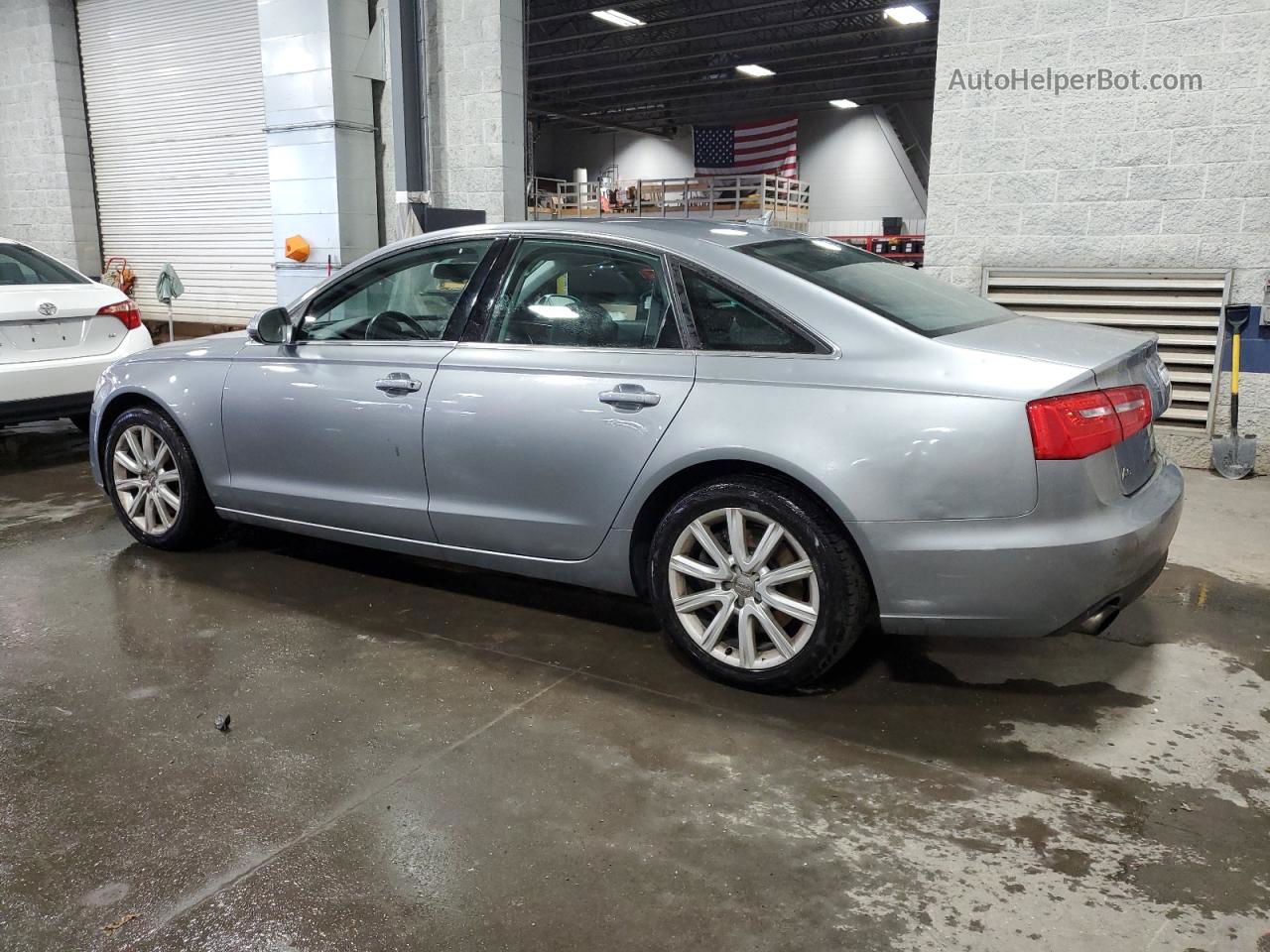 2014 Audi A6 Premium Plus Silver vin: WAUGFAFCXEN102448