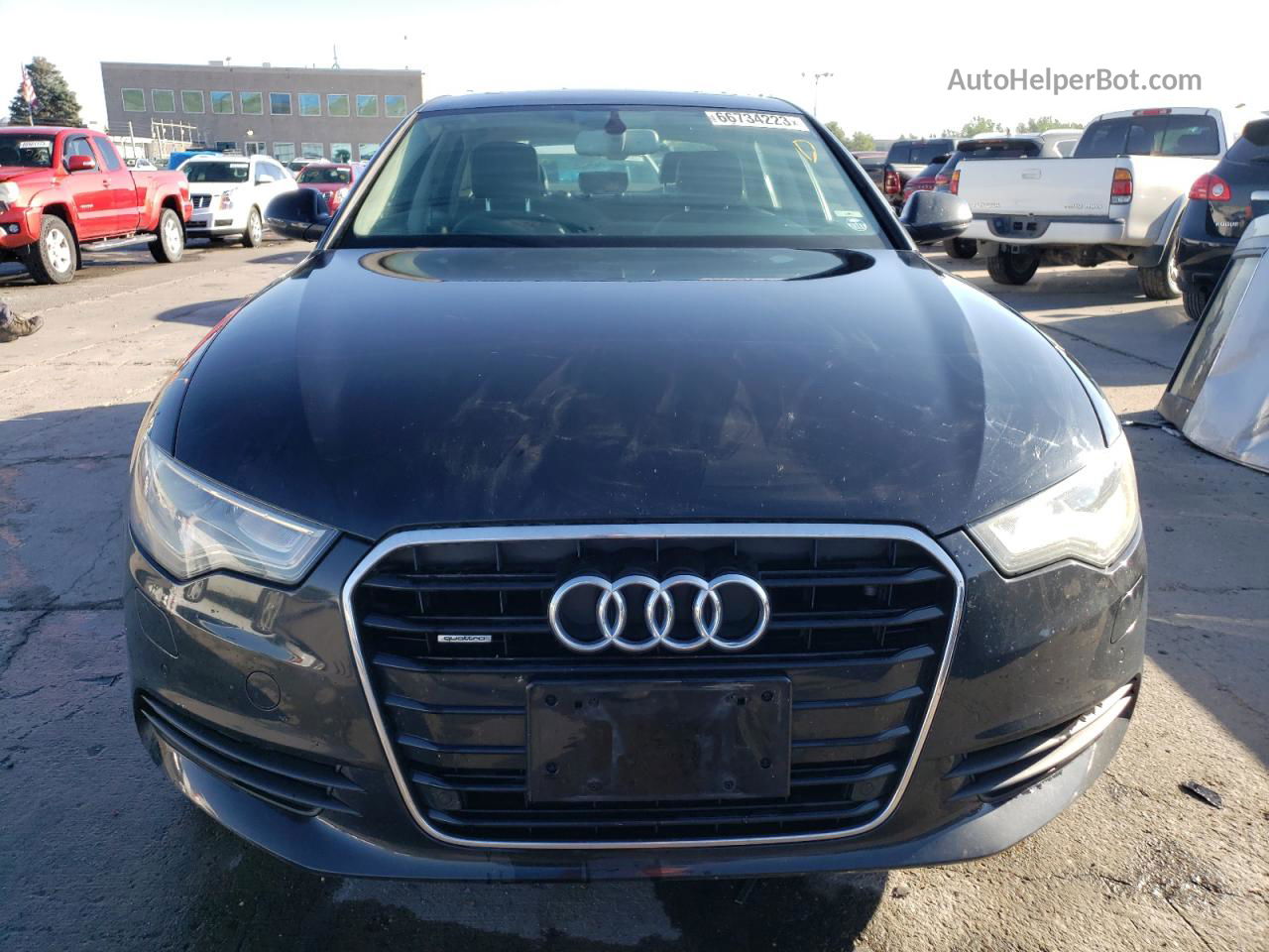 2014 Audi A6 Premium Plus Черный vin: WAUGFAFCXEN134106