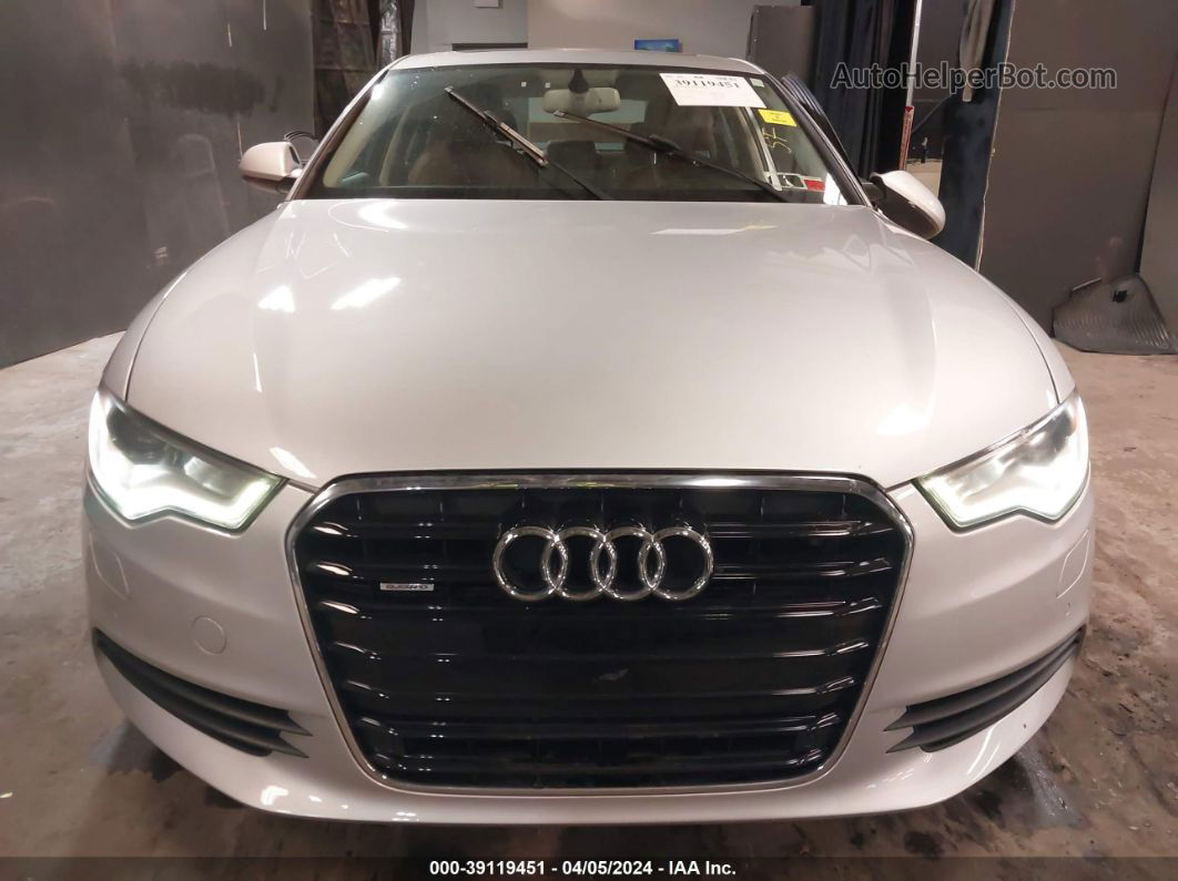 2014 Audi A6 2.0t Premium Серебряный vin: WAUGFAFCXEN152704