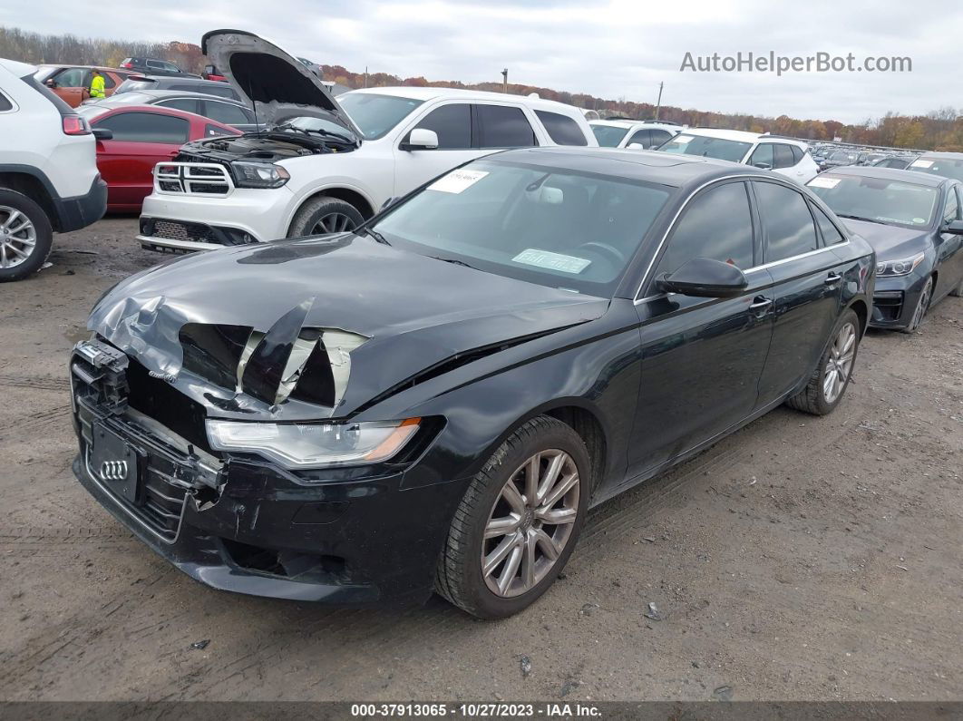 2014 Audi A6 2.0t Premium Black vin: WAUGFAFCXEN164089