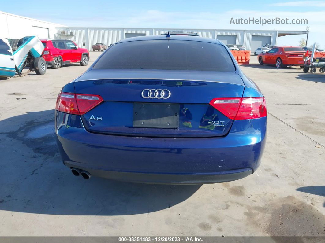 2014 Audi A5 2.0t Premium Blue vin: WAUGFAFR0EA023138