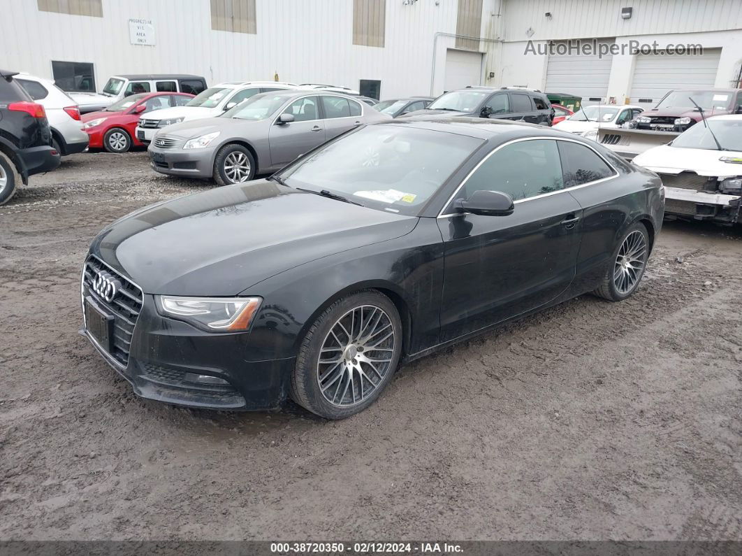 2014 Audi A5 2.0t Premium Black vin: WAUGFAFR1EA014674