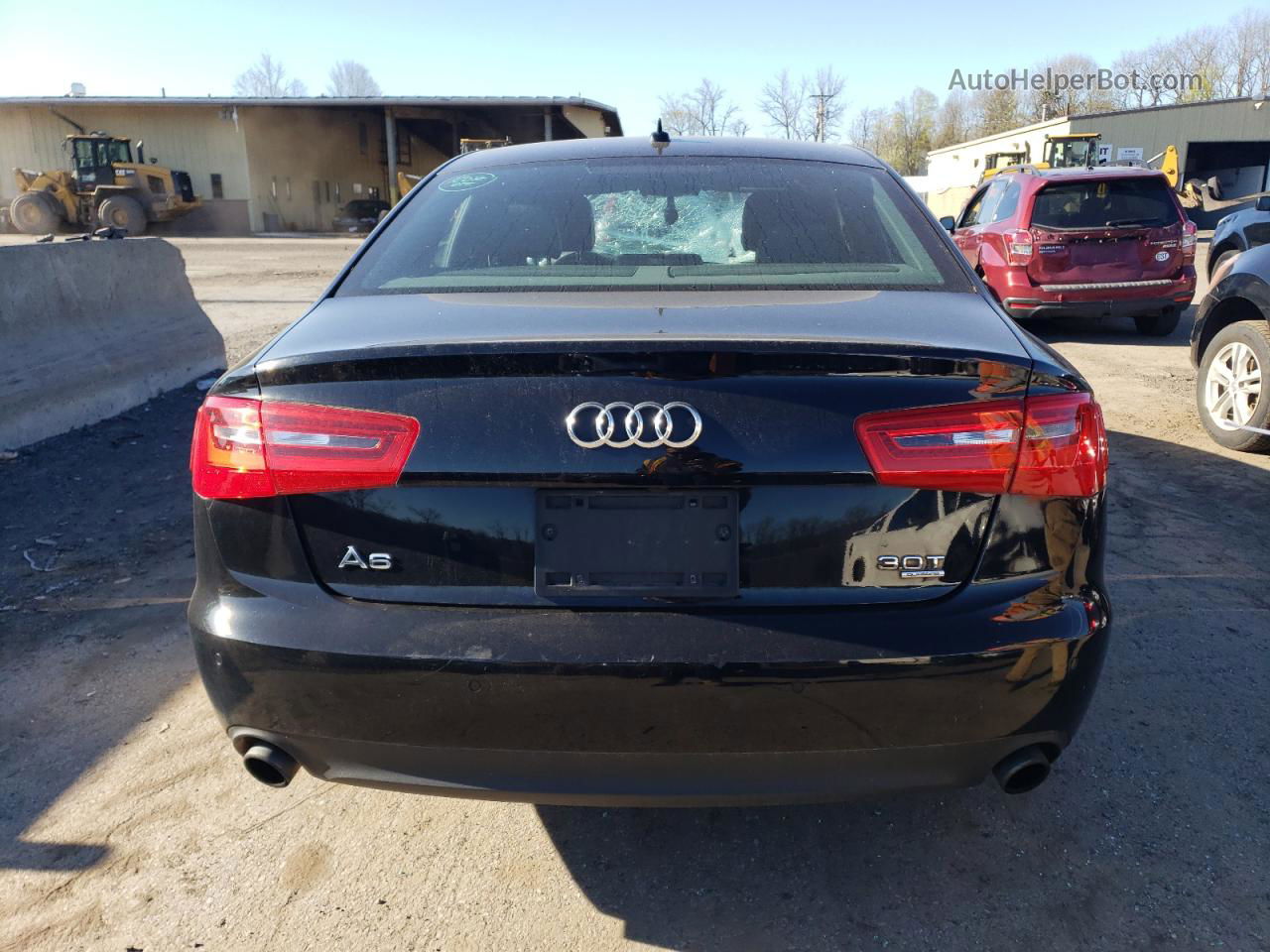 2013 Audi A6 Premium Plus Black vin: WAUGGAFC0DN032096