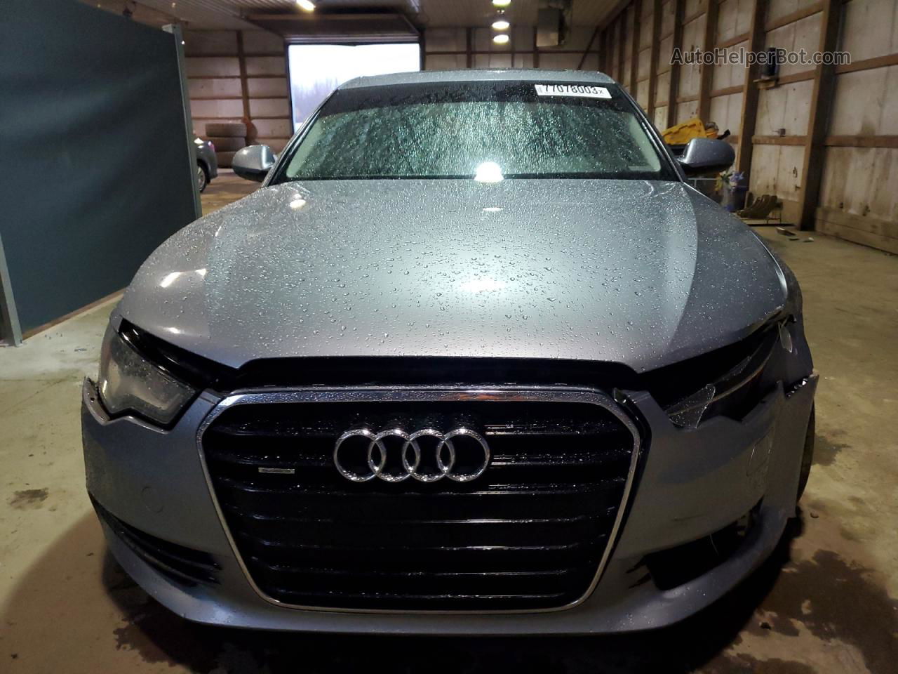 2013 Audi A6 Premium Plus Gray vin: WAUGGAFC0DN034690