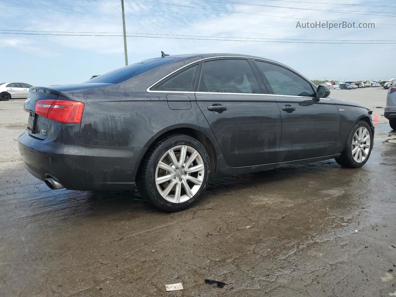 2013 Audi A6 Premium Plus Black vin: WAUGGAFC0DN090242