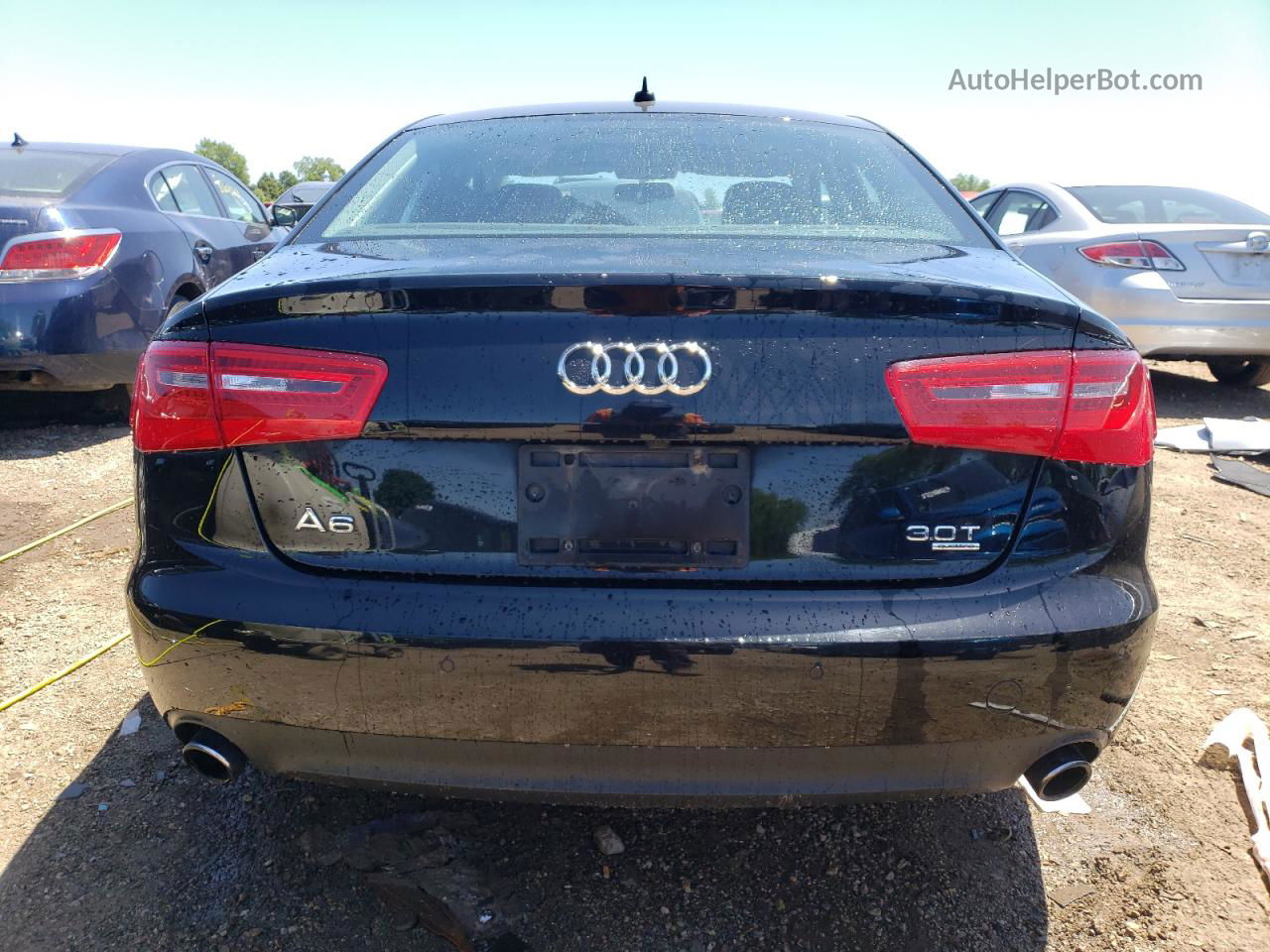 2013 Audi A6 Premium Plus Black vin: WAUGGAFC0DN116516