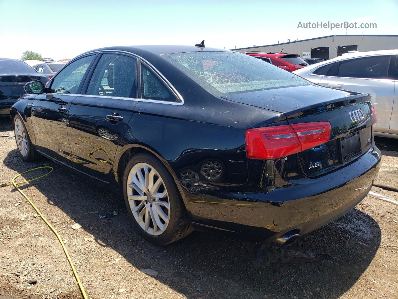 2013 Audi A6 Premium Plus Black vin: WAUGGAFC0DN116516