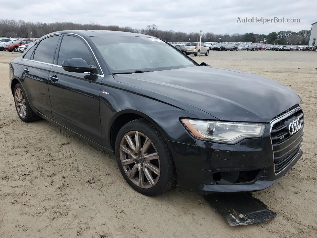 2013 Audi A6 Premium Plus Black vin: WAUGGAFC0DN131727