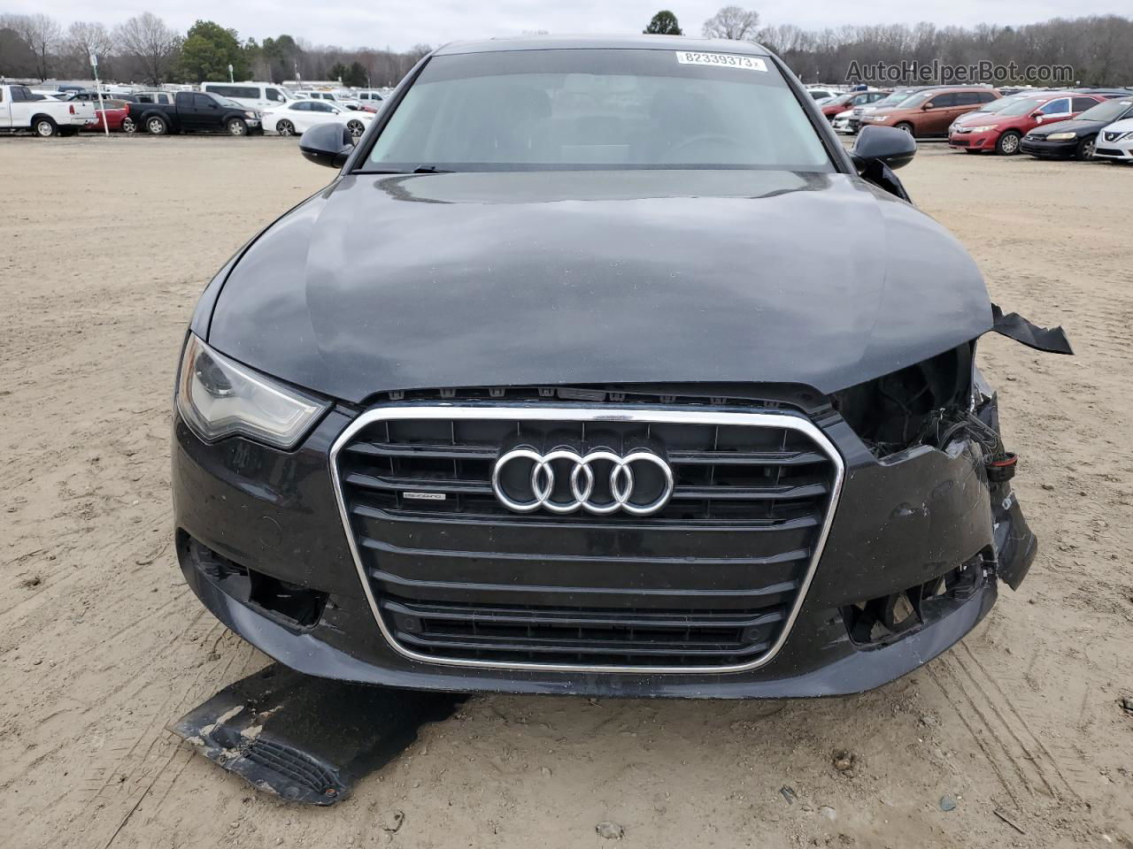 2013 Audi A6 Premium Plus Черный vin: WAUGGAFC0DN131727