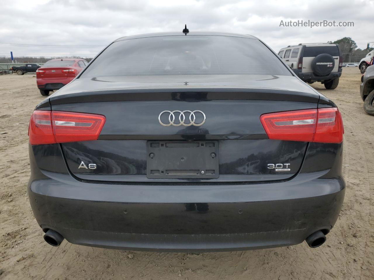 2013 Audi A6 Premium Plus Black vin: WAUGGAFC0DN131727