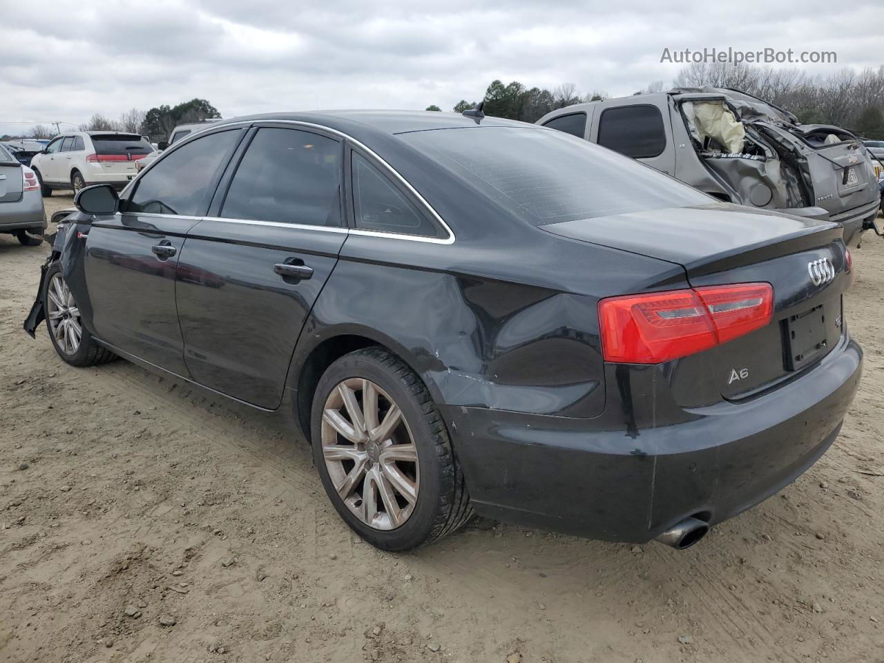 2013 Audi A6 Premium Plus Black vin: WAUGGAFC0DN131727