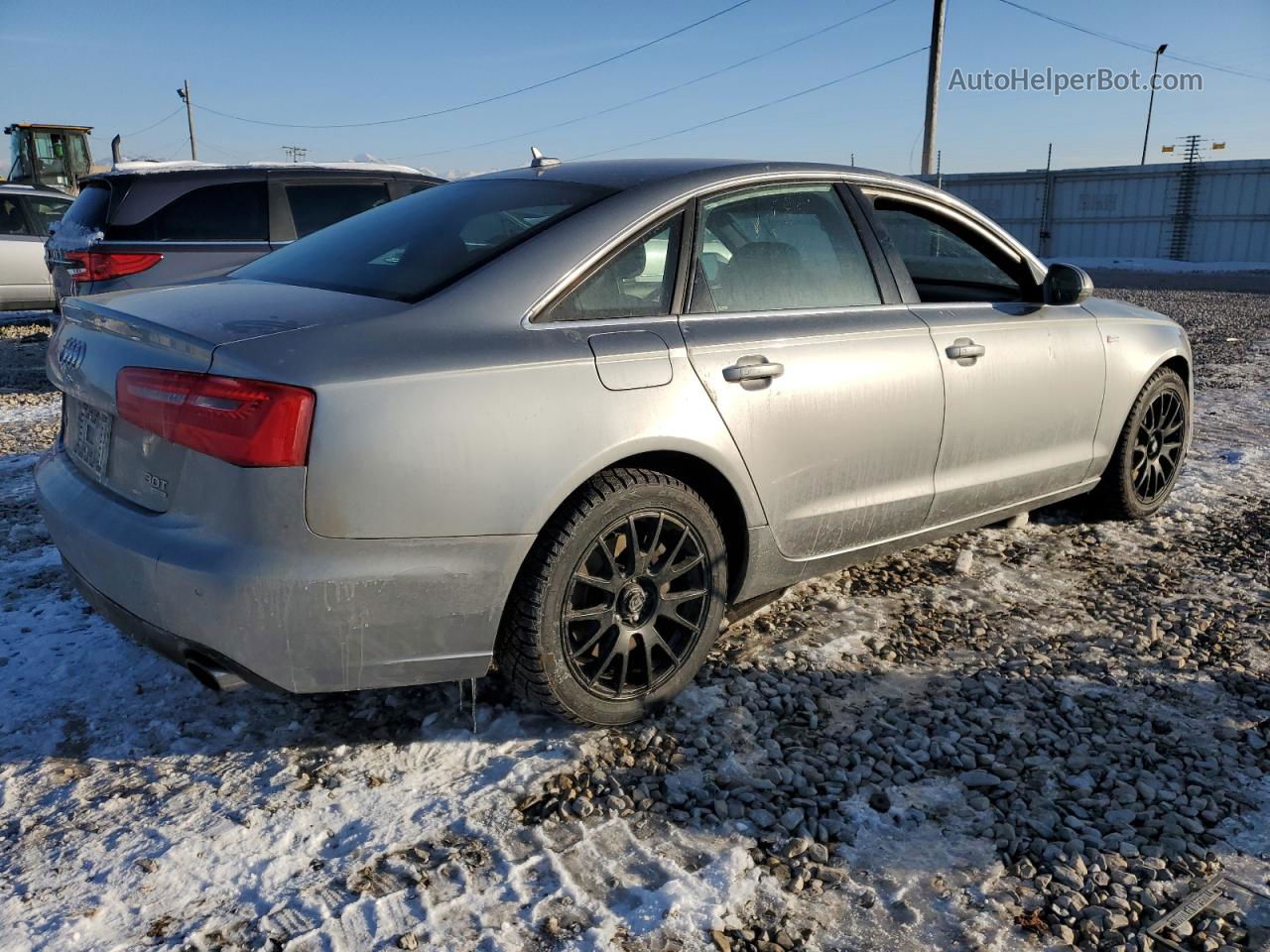 2013 Audi A6 Premium Plus Silver vin: WAUGGAFC0DN158670