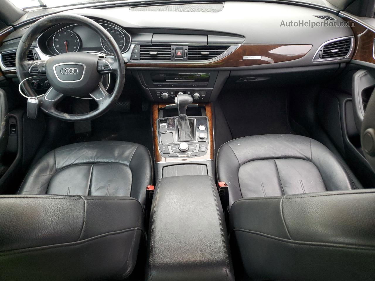 2013 Audi A6 Premium Plus Silver vin: WAUGGAFC0DN158670