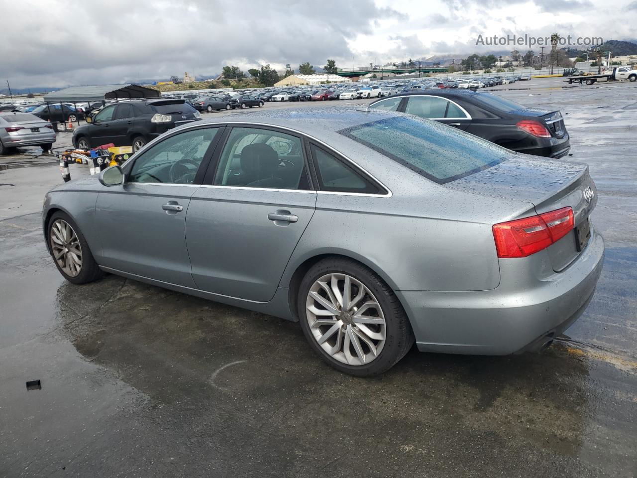 2013 Audi A6 Premium Plus Gray vin: WAUGGAFC1DN119828