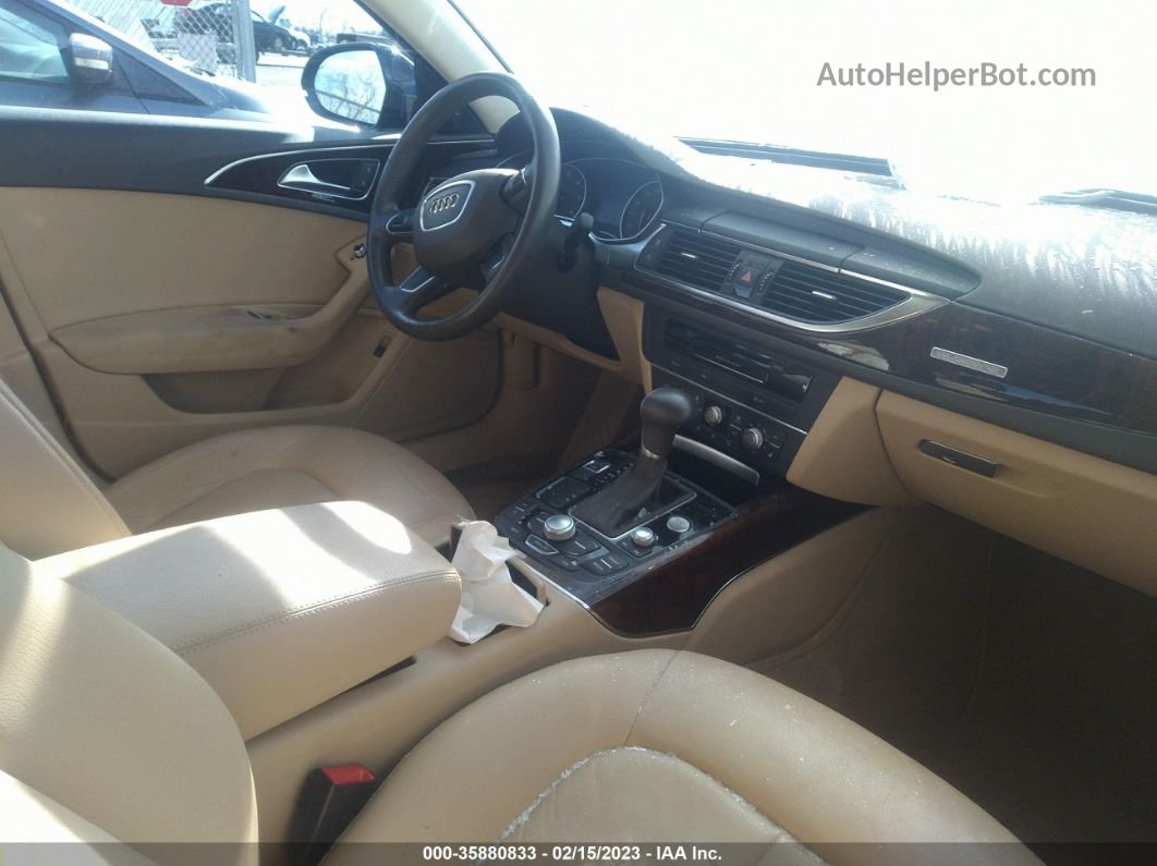 2013 Audi A6 3.0t Premium Plus Синий vin: WAUGGAFC1DN155521