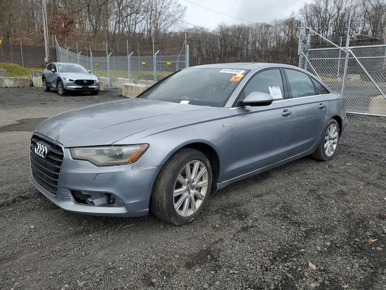 2013 Audi A6 Premium Plus Silver vin: WAUGGAFC2DN013226