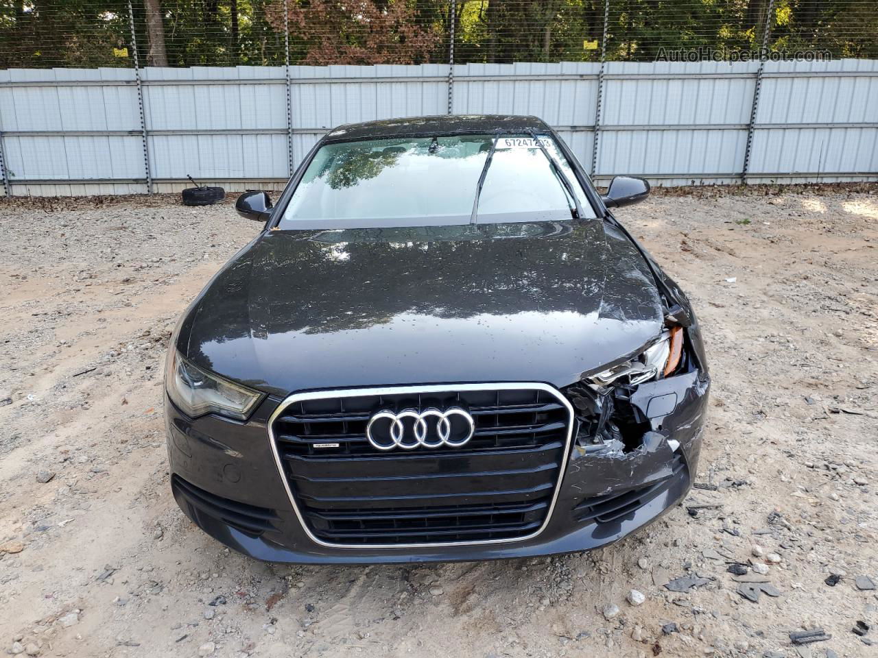 2013 Audi A6 Premium Plus Black vin: WAUGGAFC2DN021651