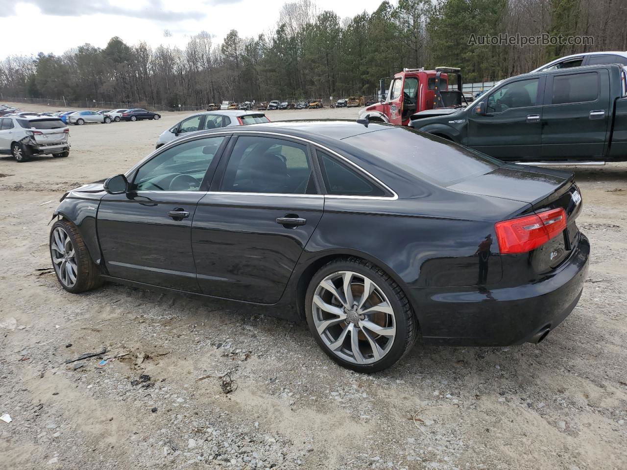 2013 Audi A6 Premium Plus Black vin: WAUGGAFC2DN123368