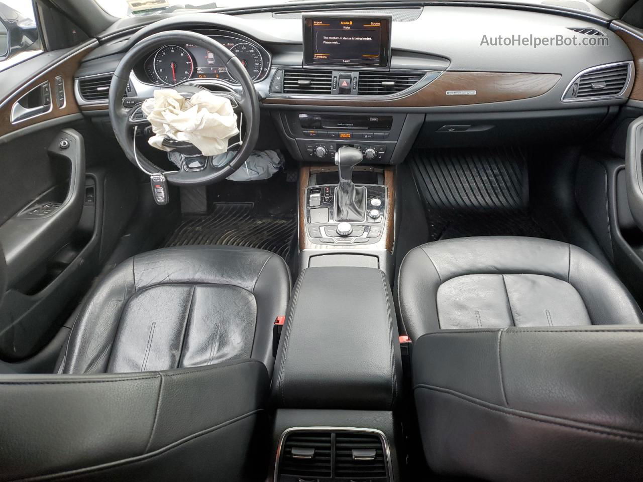 2013 Audi A6 Premium Plus Черный vin: WAUGGAFC2DN123368