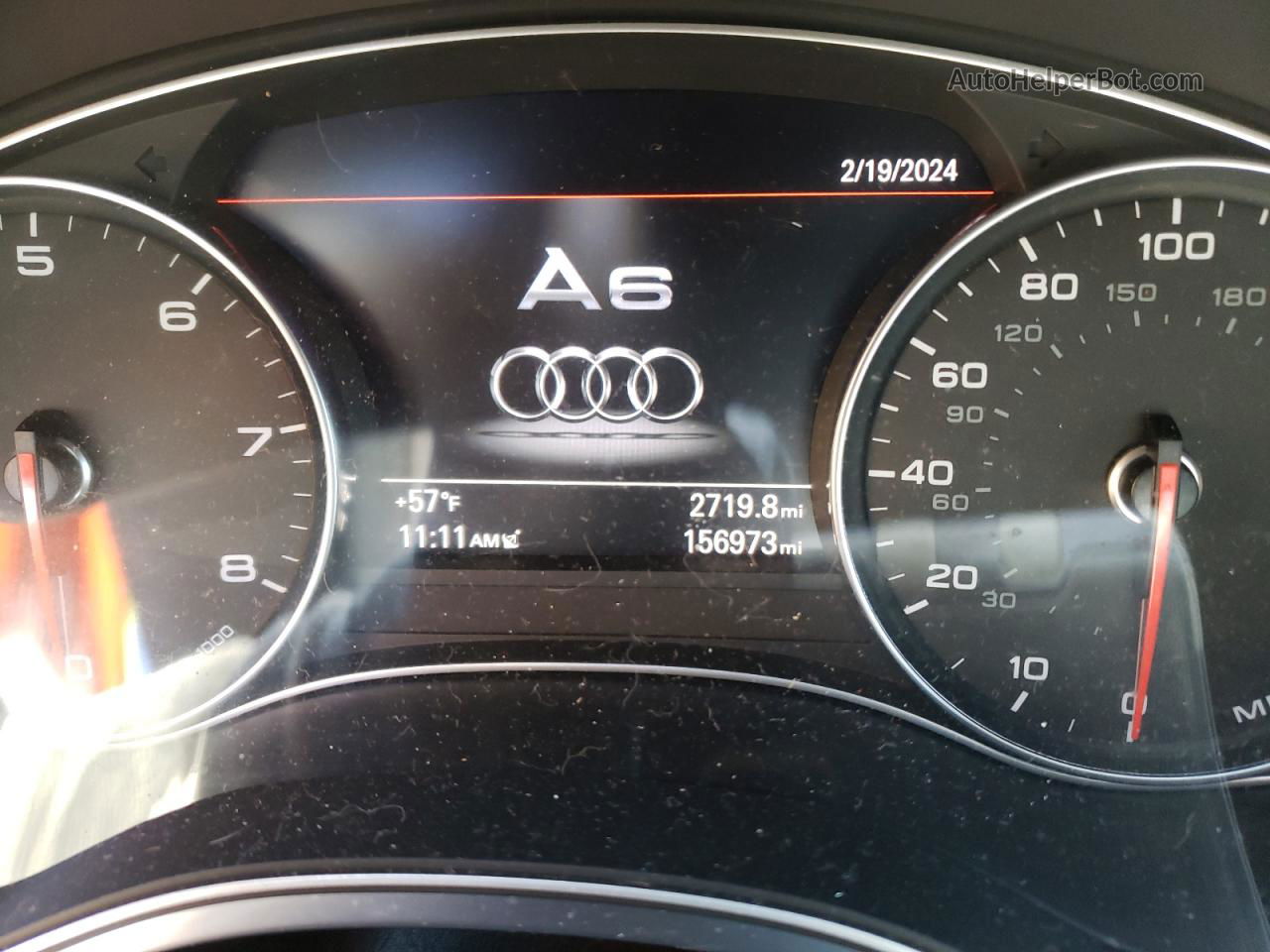 2013 Audi A6 Premium Plus Silver vin: WAUGGAFC2DN151364