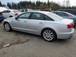 2013 Audi A6 Premium Plus Silver vin: WAUGGAFC3DN008133