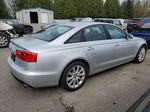 2013 Audi A6 Premium Plus Silver vin: WAUGGAFC3DN008133