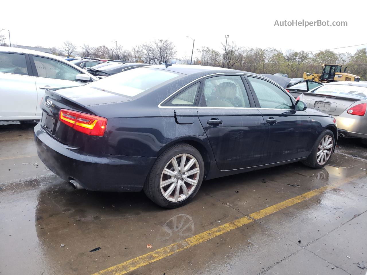 2013 Audi A6 Premium Plus Black vin: WAUGGAFC3DN096746