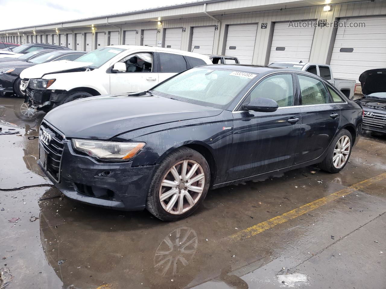 2013 Audi A6 Premium Plus Black vin: WAUGGAFC3DN096746