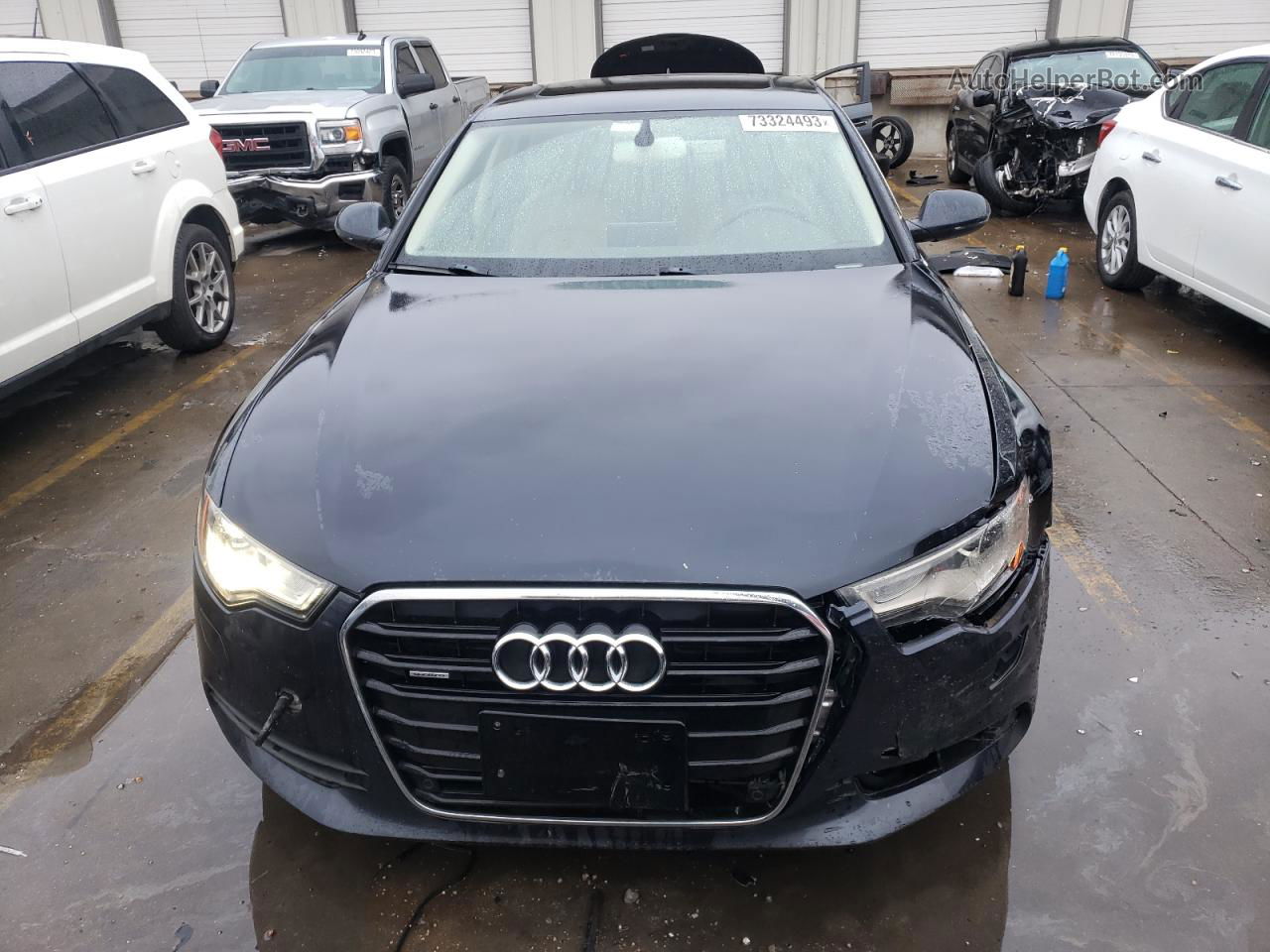 2013 Audi A6 Premium Plus Black vin: WAUGGAFC3DN096746