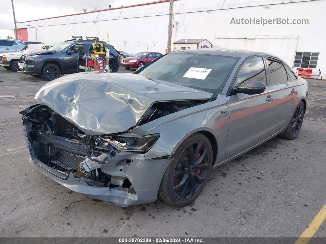 2013 Audi A6 3.0t Premium Gray vin: WAUGGAFC5DN007341